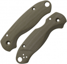 Flytanium Spyderco Para 3 G10 Green Griffschalen