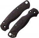 Flytanium Spyderco Para Military 2 Lotus Carbon Purple Griffschalen