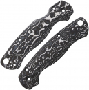 Flytanium Spyderco Para Military 2 Lotus Carbon White Griffschalen