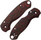 Flytanium Spyderco Para 3 Lotus Griffschalen Carbon Lava