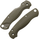 Flytanium Spyderco Paramilitary 2 Lotus OD Green G10 Schalen