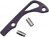 Flytanium Benchmade Bugout Mini Backspacer Purple G10
