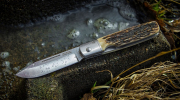 Fällkniven Gentlemen Knife Taschenmesser Hirschhorn
