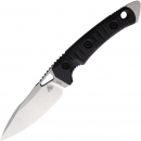 Fobos Knives Cacula Fixed Blade Black Red Leder