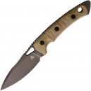 Fobos Knives Cacula Fixed Blade Natural Black PVD