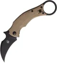 Bastinelli Knives FKMD Knives Blackbird Micarta Natural