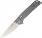 Glow Rhino Reactor Framelock Titan pocketknife with tritium dot
