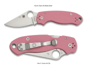 Spyderco C223GPPN, Para 3 Pink, Spyderco Collector, CPM-S45VN, Compression Lock, Spyderco Sammlermesser, EDC Messer pink