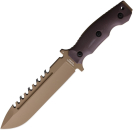 Halfbreed Blades LSK-01 Dark Earth Large Survival Knife