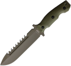 Halfbreed Blades LSK-01 Ranger Green Large Survival Knife