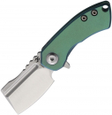 Kansept Knives Mini Korvid Titan Green Linerlock