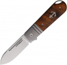 Karbon Knives Ahoy Framelock Desert Ironwood Anker