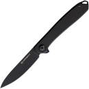 Karbon Knives Tidbit Framelock All Black taschenmesser