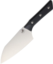 Microtech Santoku 6 Zoll, Microtech Kochmesser, Santokumesser M390MK, G10 Küchenmesser, Stonewash Black, Schwarzes Küchenmesser, Com2you-biwak, Premium Santoku