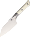 Microtech Santoku, Microtech Kochmesser, Santokumesser M390MK, Titan G10 Küchenmesser, Stonewash Ivory, Japanisches Küchenmesser, Com2you-biwak, Premium Santoku