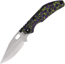 North Mountain Blade BBNM Framelock Grid Ceramic Carbon Yellow Purple SLD