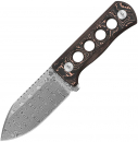 QSP Knife QS141-F Canary Copper Foil Carbon Fiber Cordknife