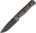 Reiff Knives F4 Bushcraft, Reiff F4 Green Micarta DLC, Reiff Knives CPM 3V DLC, Black DLC Messer, Reiff Knives Deutschland, Green Canvas Micarta Outdoormesser, Taktisches Bushcraftmesser, Reiff Kydex, Com2you-biwak