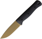 Reiff Knives F4 Bushcraft, Reiff F4 Black G10 FDE, Reiff Knives CPM 3V PVD, Dark Earth PVD Messer, Reiff Knives Deutschland, Black G10 Outdoormesser, Taktisches Bushcraftmesser, Reiff Kydex, Com2you-biwak