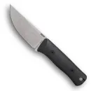 Reiff Knives RUT MagnaCut Stonewash Canvas-Micarta Schwarz – Vorderseite