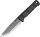 Reiff Knives S5 Glider Bushcraft Knife Micarta Black Leder Outdoor messer