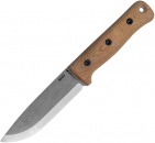 Reiff Knives S5 Glider Bushcraft Knife Micarta Natural Leder