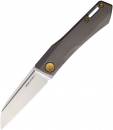 Real Steel Solis Folder Titanium BeadBlast Gold