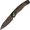 Santa Fe Stoneworks El Rey, Damastmesser, Mammutelfenbein Messer, Titan Klappmesser, Button Lock Taschenmesser, exklusive Sammlermesser, Damasteel, Com2you-biwak