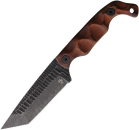 Stroup Knives Bravo 5 Fixed Tanto Blade Rosewood Dark Stw
