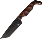 Stroup Knives Bravo 5, Stroup Bravo 5 Tanto, Rosewood Griff Messer, 1095HC Tactical Tanto, Veteran Owned Knife, Black Cerakote Fixed, Com2you-biwak, Handgefertigte Messer USA, Palisander Griffschalen, Kydex Gürtelscheide