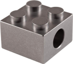 Tec Accessories T-Brick Titanium Lanyard Bead Klemmbaustein