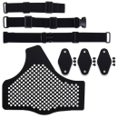 CKK Chest Rig, Tegris Rig, Holster Chest Mount, 12 Lagen Tegris, Ambidextrous Chest Carry, Taktisches Brustholster, Tegris Black.