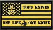 Tops Knives Flag Patch