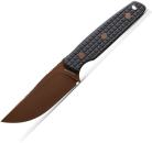 Vosteed Knives Mink Fixed Blade Black Micarta