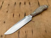 BMC Bladeworks M28, BMC M28 Solifuge, D2 Werkzeugstahl Messer, Stonewash Outdoormesser, Sand Canvas Micarta Fixed Blade, Bushcraft Messer D2, BMC Knives Deutschland, Kydex Outdoormesser, Com2you-biwak