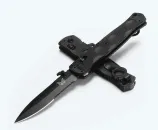 Benchmade 393SBK Mini SOCP Folder Schwarz G10