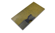 Micarta Platte Black Natural 8mm Large griffmaterial messerbau