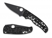 Spyderco C266BKALBKP Edgerati Black S30V Plain