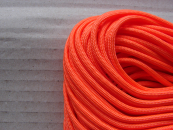 Paracord 550 neon orange Typ lll