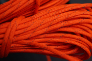 Paracord 550 neon orange reflektierend Typ lll