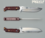 Dawson Knives Dawson Reaper G2 Satin Red ProCut