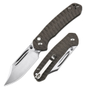 CJRB Knives J1942-ODG Bowie Pyrite AR-SFII Green Micarta