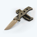 Benchmade 273FE-05, Mini Adamas OD Green, Mini Adamas MagnaCut Plain Edge, Benchmade glatte Schneide, Tactical EDC Messer, AXIS Lock, robustes Taschenmesser