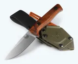 Benchmade 15650-COM SlipRidge Fixed, Holz + Gut Hook