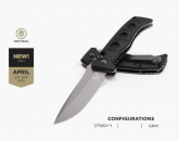 Benchmade 2730GY-1 Mini Auto Adamas Black G10