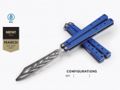 Benchmade 99T Necron Trainer Blue G10