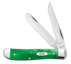 Case Knives Taschenmesser Knochen grün sammlermesser Mini Trapper