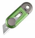 CJRB Knives CJRBJ1941G-GN Breeze Carbon Steel Green Titan Alu