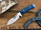 Dawson Knives Harvester Satin Blue Black