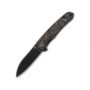 QSP Knife QS140-B2 Otter Copper Foil Carbon Fiber